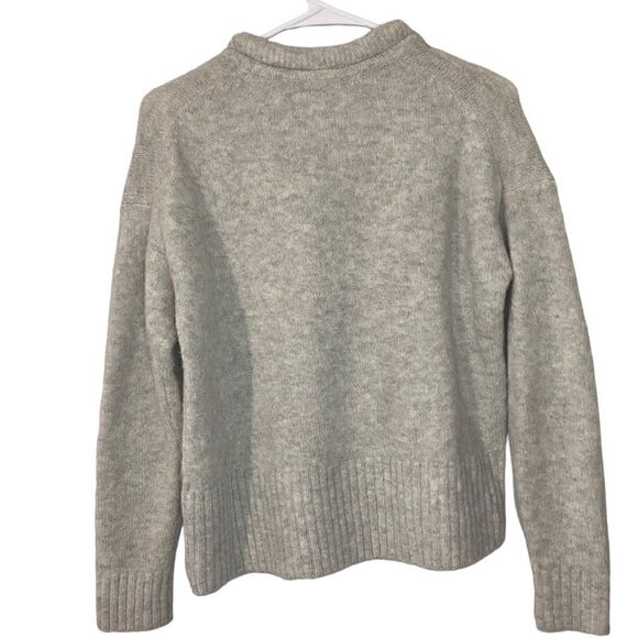 Madewell Luke Puff Neck Trim Pullover *Wool Blend* - Picture 4 of 9
